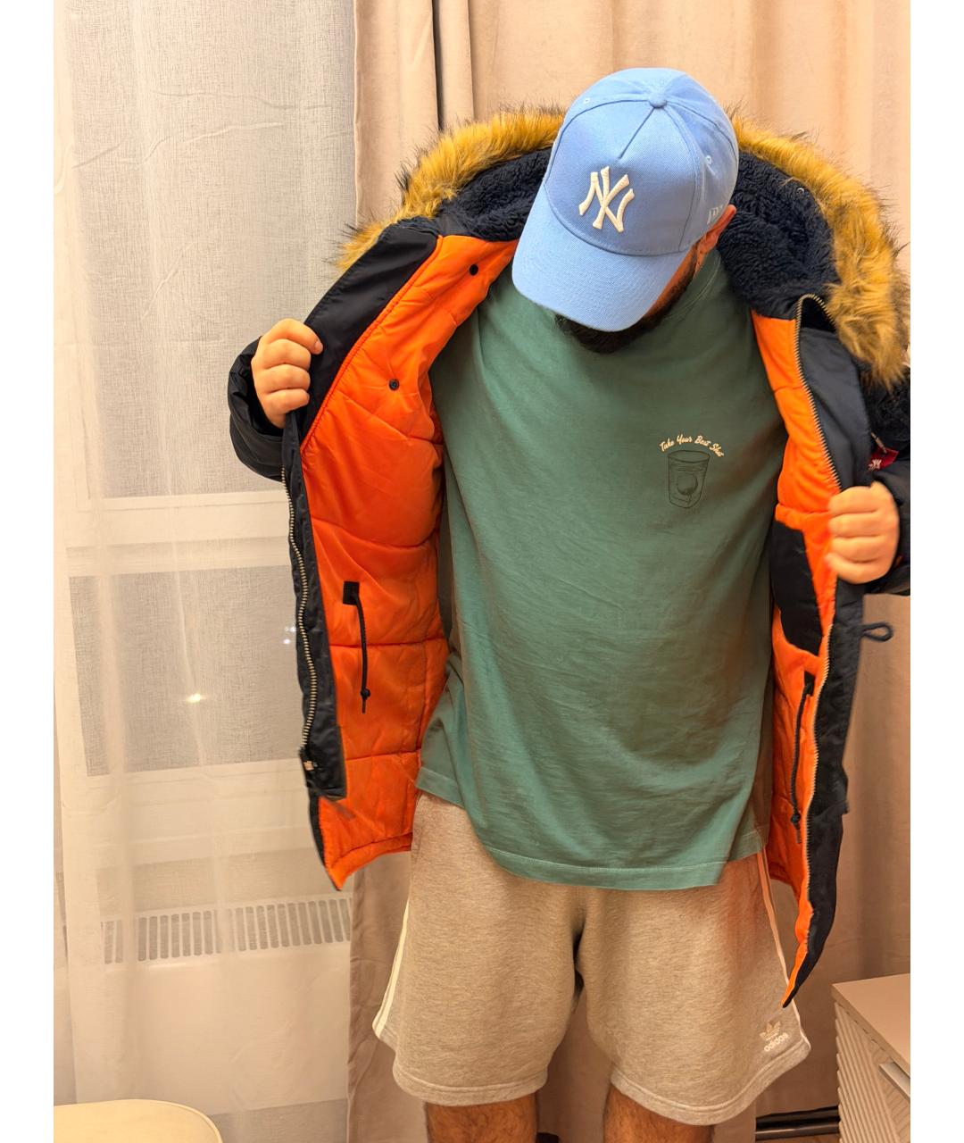 ALPHA INDUSTRIES Темно-синяя куртка, фото 3