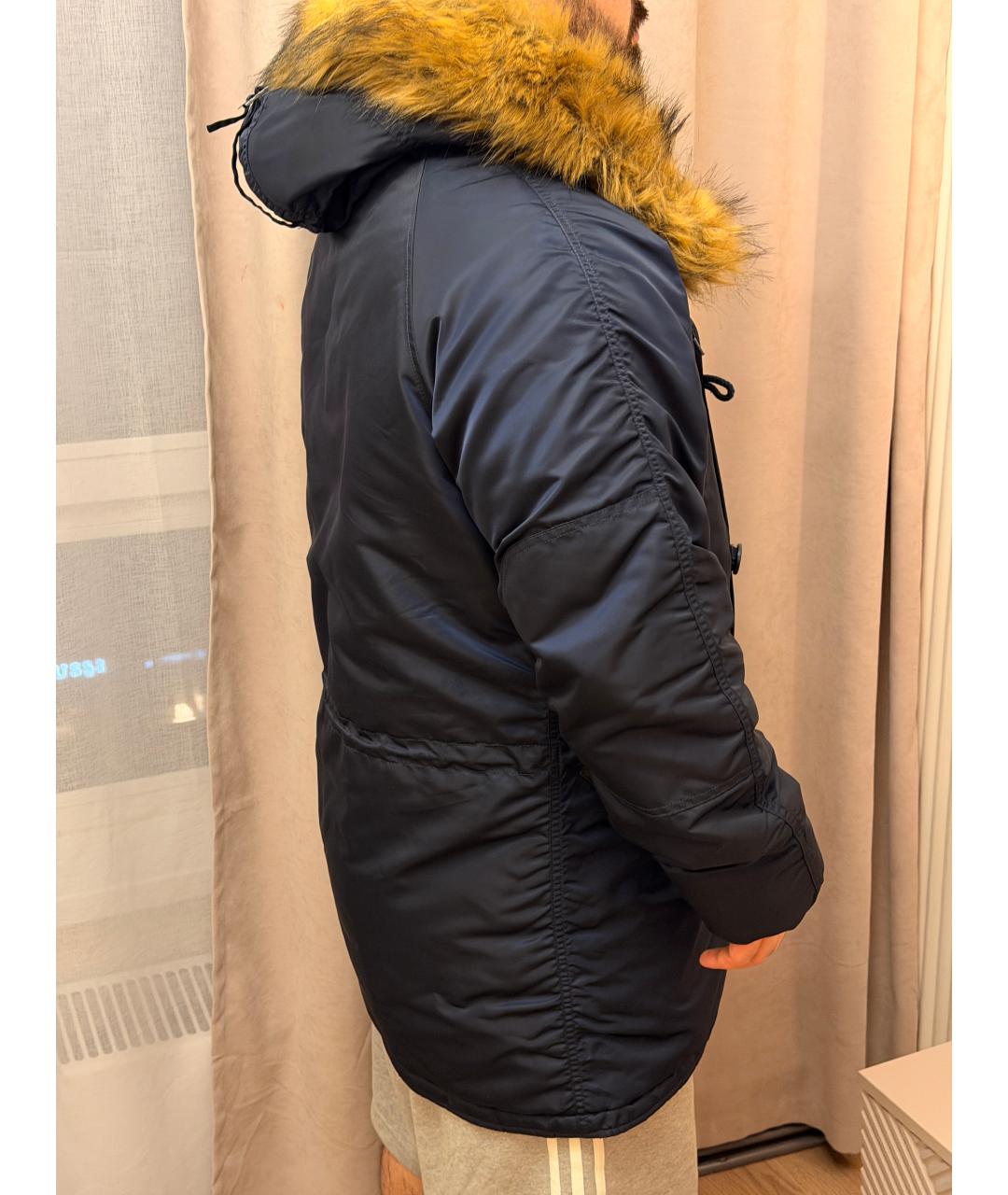 ALPHA INDUSTRIES Темно-синяя куртка, фото 7