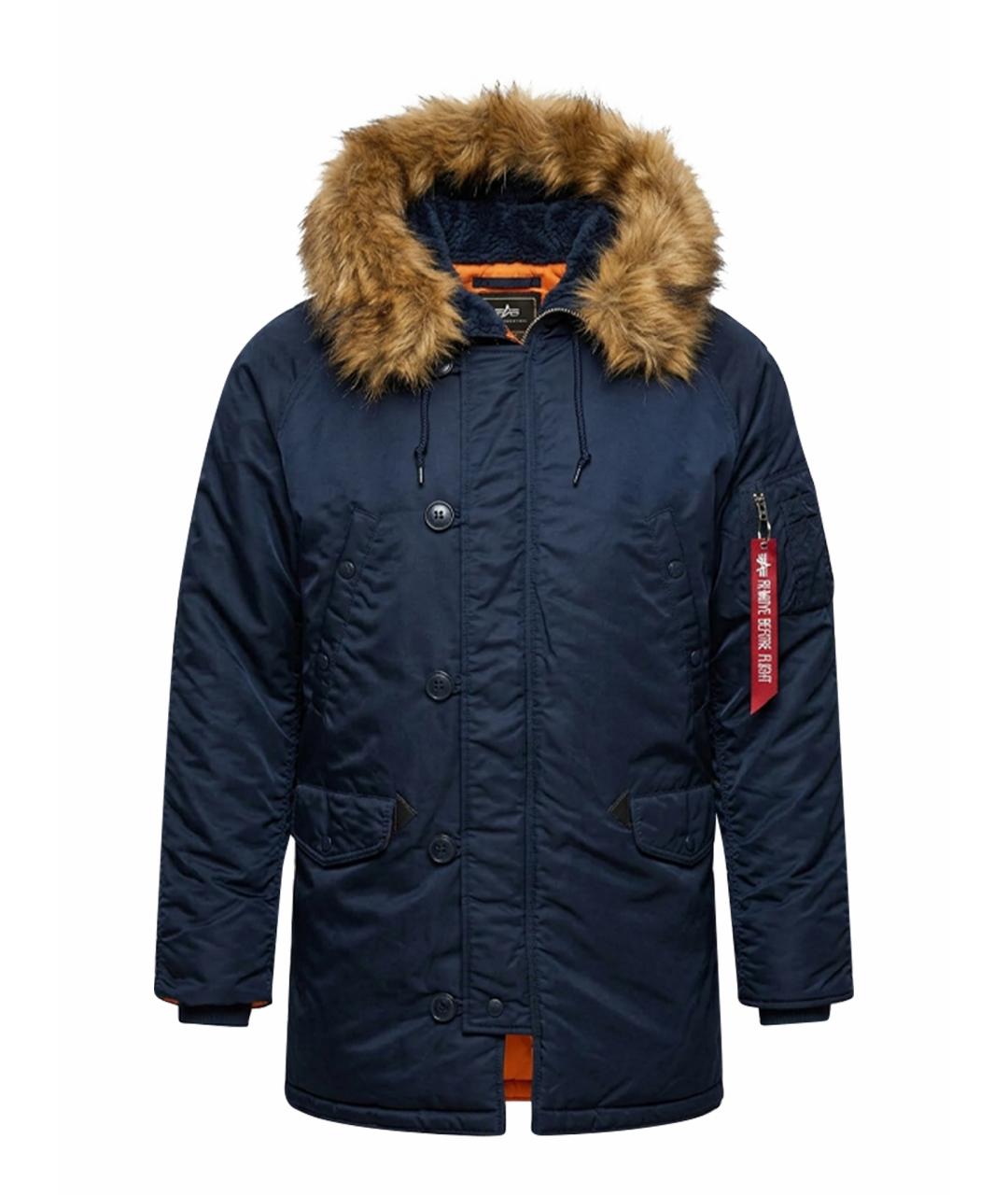 ALPHA INDUSTRIES Темно-синяя куртка, фото 1