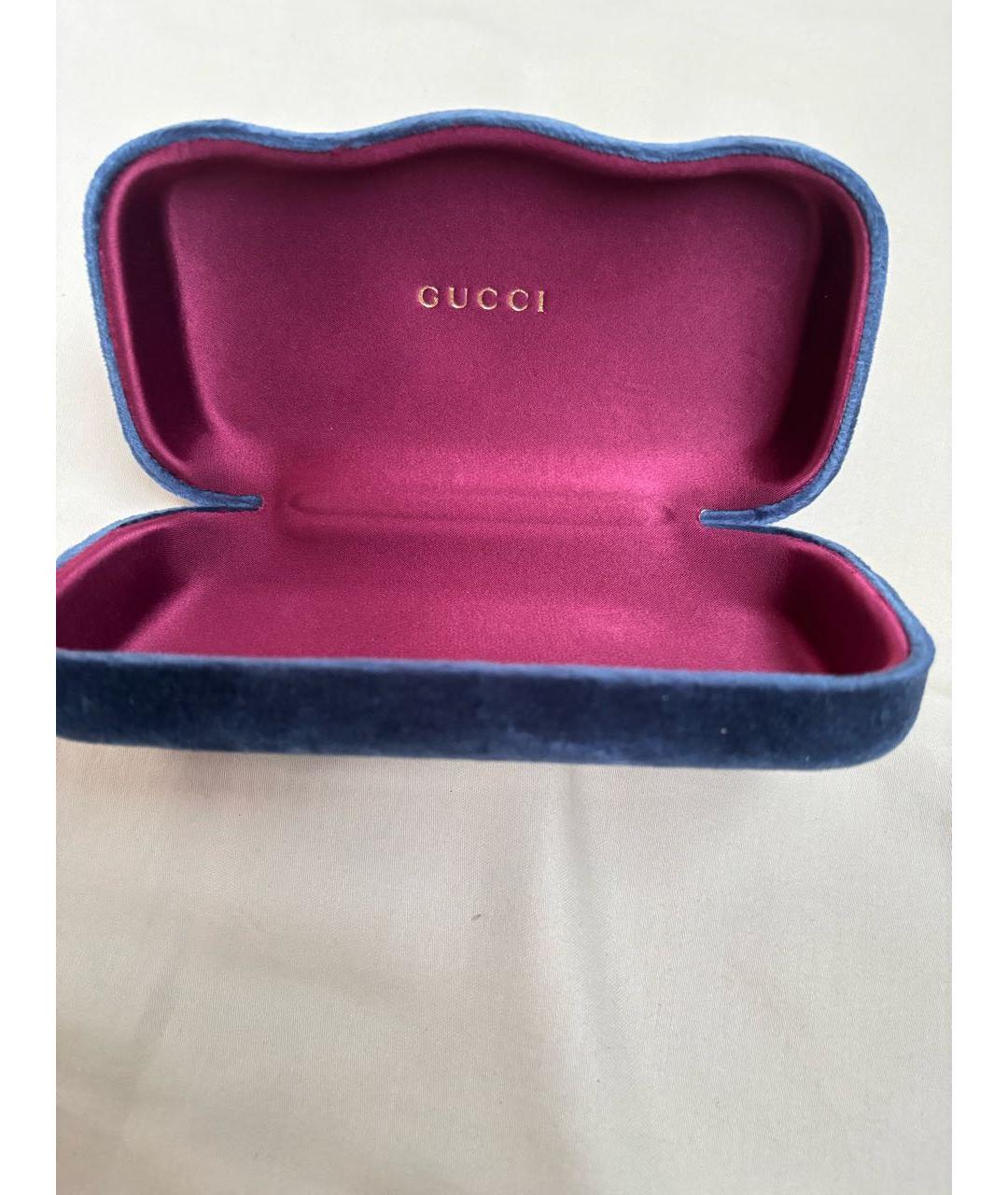 GUCCI Коричневые пластиковые солнцезащитные очки, фото 4