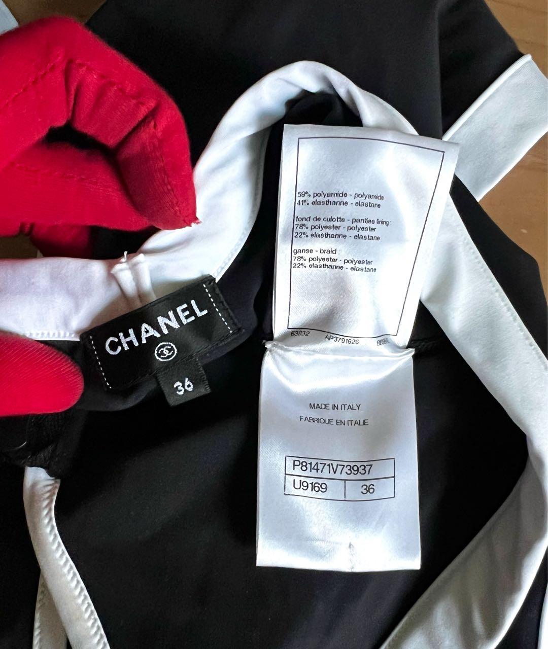 CHANEL Черный купальник, фото 7