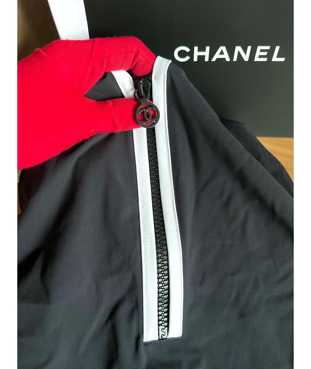CHANEL Черный купальник, фото 4