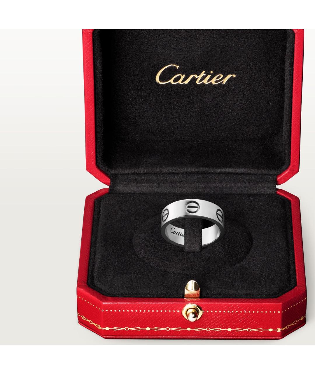 CARTIER Серебряное кольцо из белого золота, фото 4