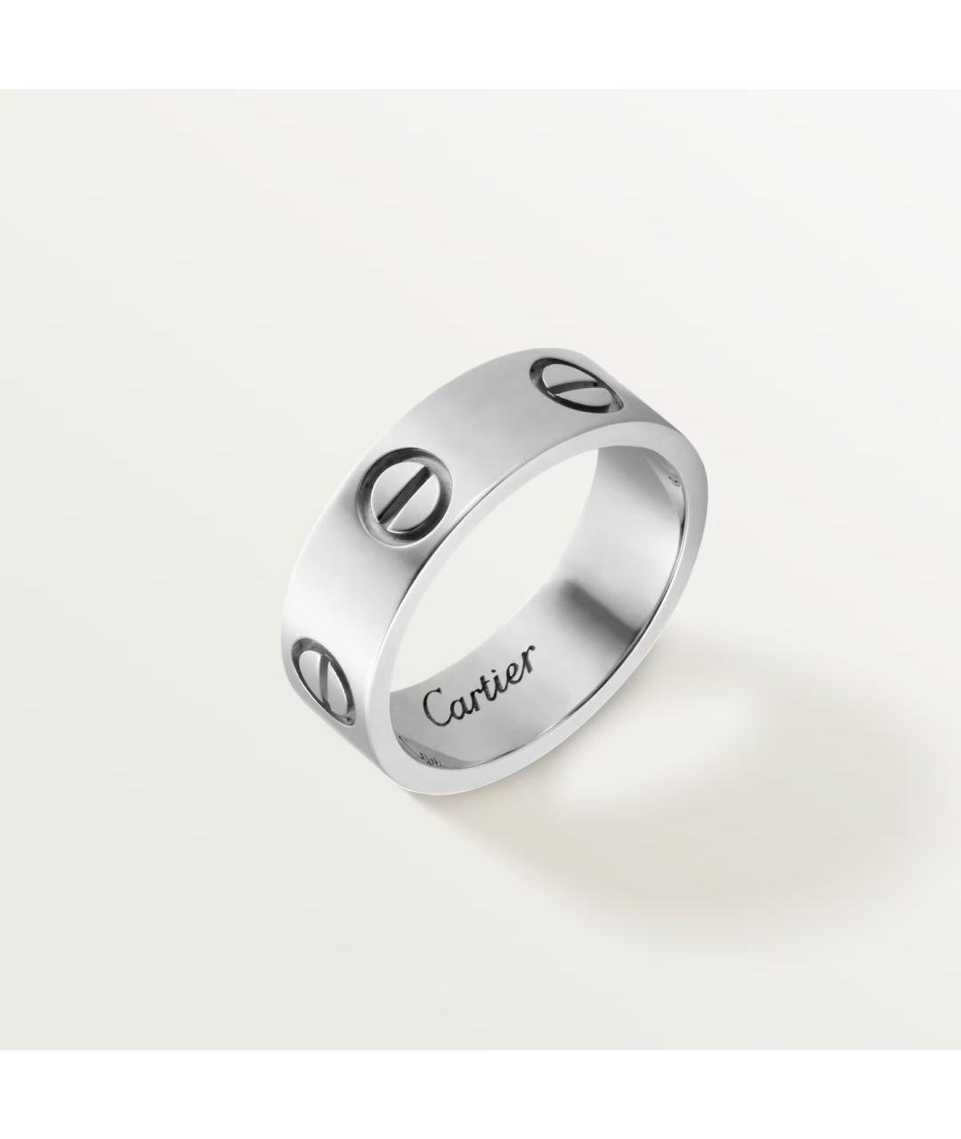 CARTIER Серебряное кольцо из белого золота, фото 2