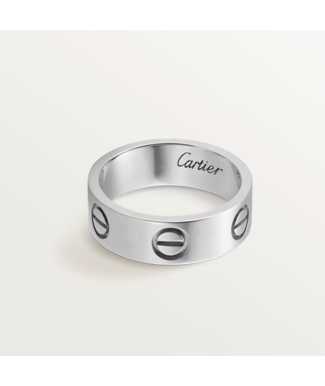 CARTIER Серебряное кольцо из белого золота, фото 5