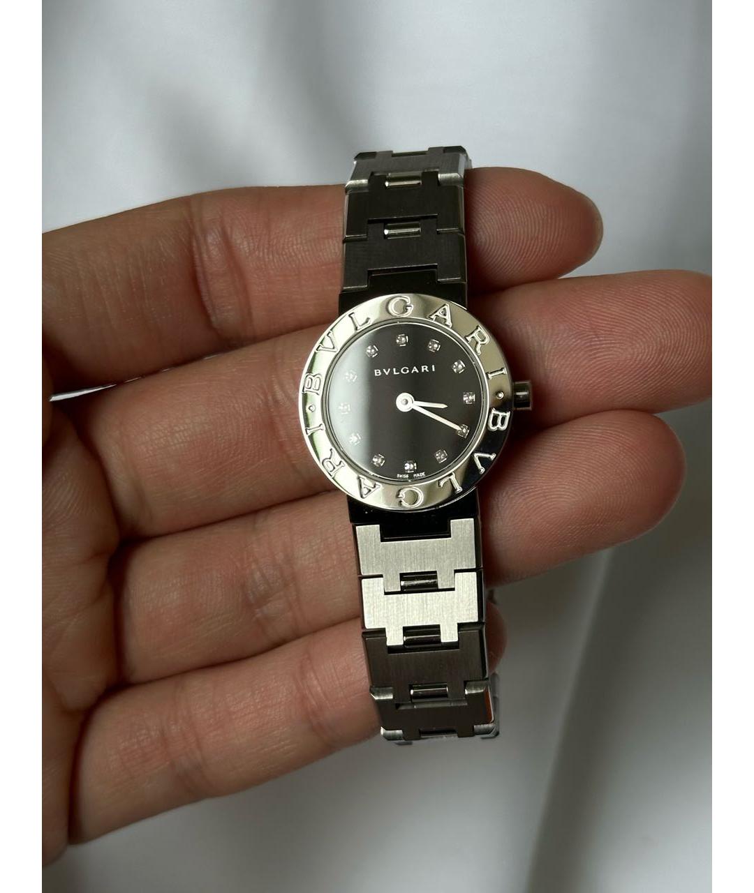 BVLGARI Серебряные металлические часы, фото 7