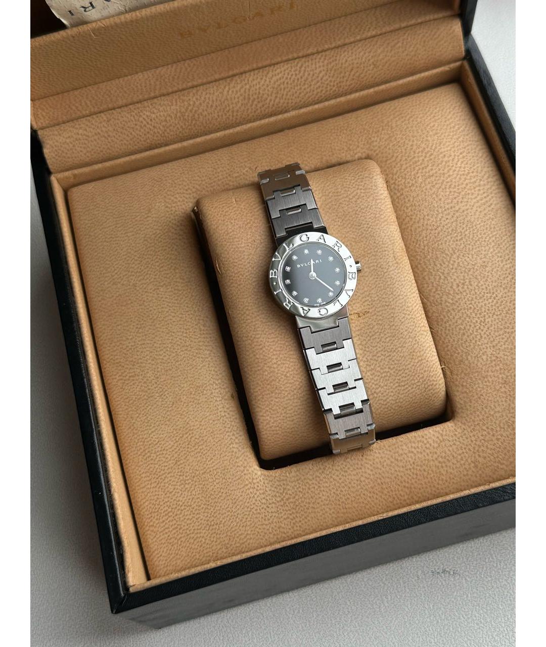 BVLGARI Серебряные металлические часы, фото 6