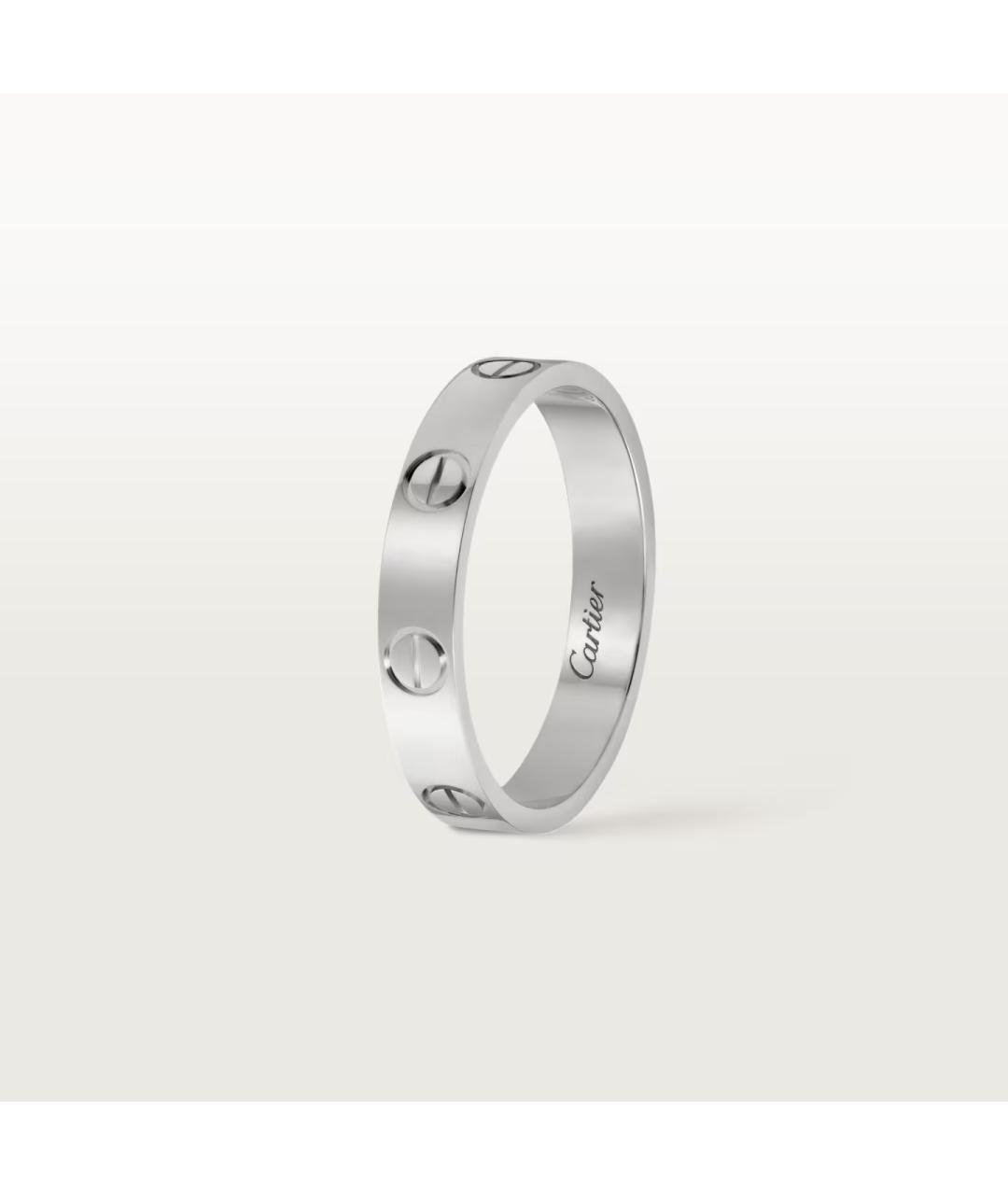 CARTIER Серебряное кольцо из белого золота, фото 2