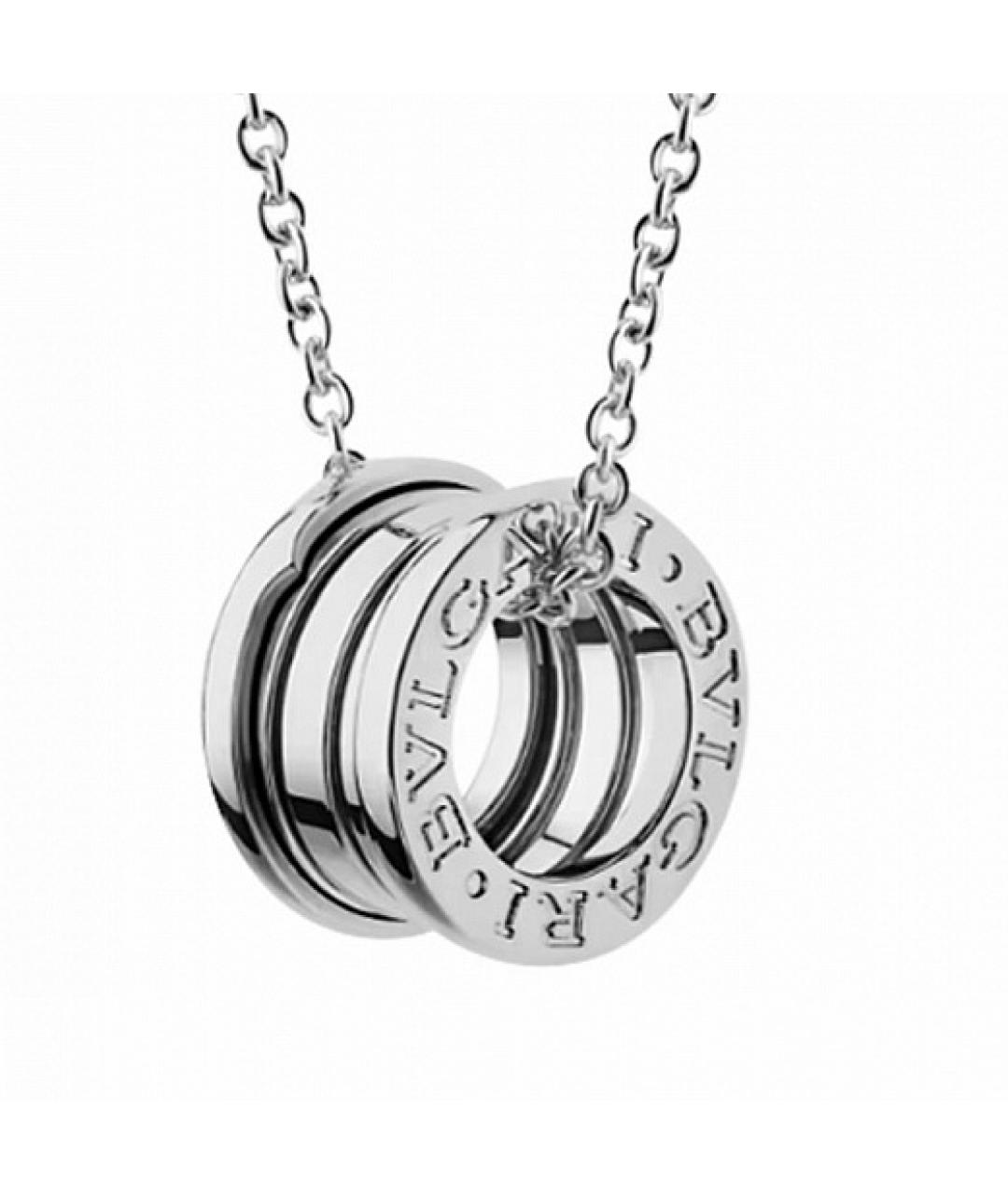 BVLGARI Серебряная подвеска из белого золота, фото 1
