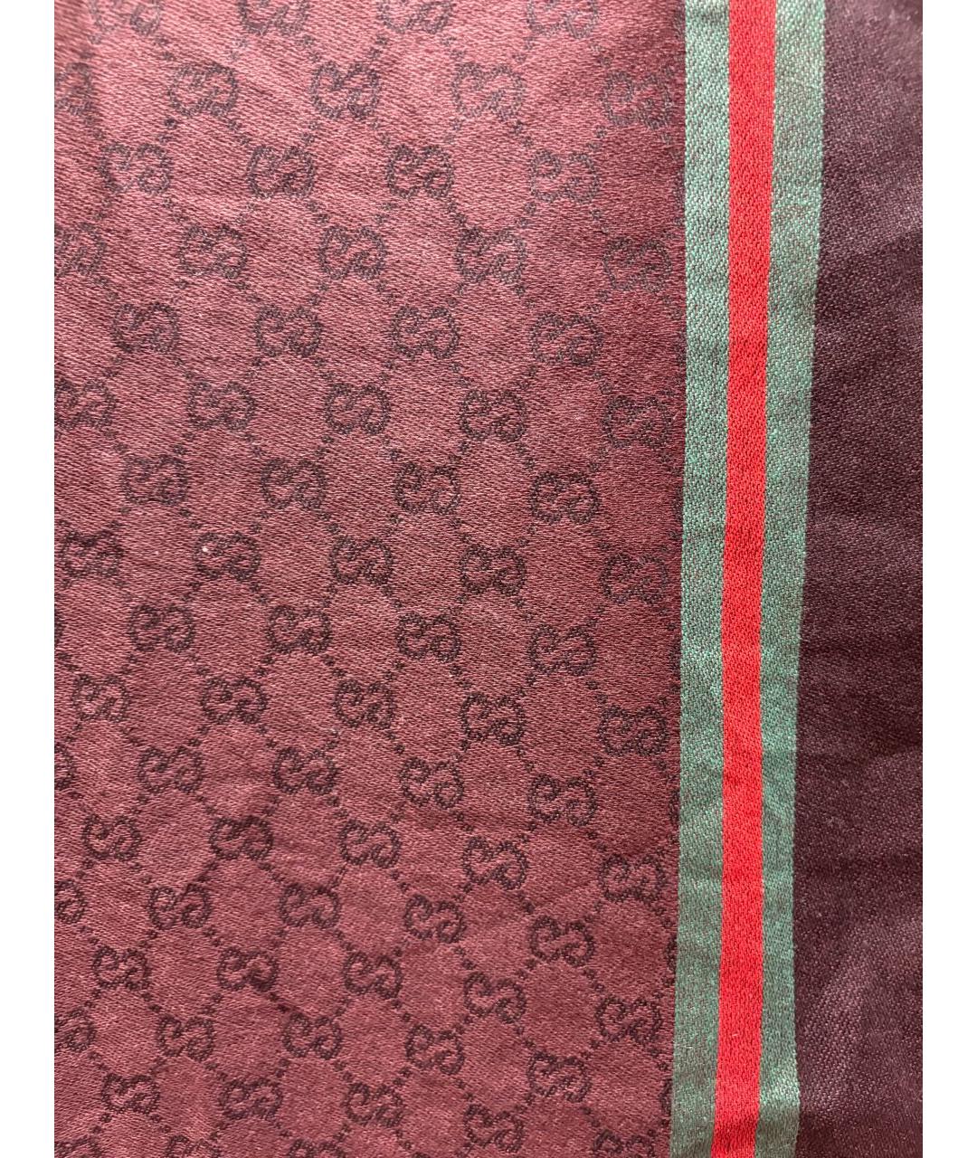 GUCCI Мульти шерстяной шарф, фото 2