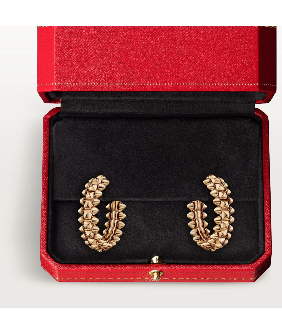 CARTIER Золотые серьги из желтого золота, фото 4