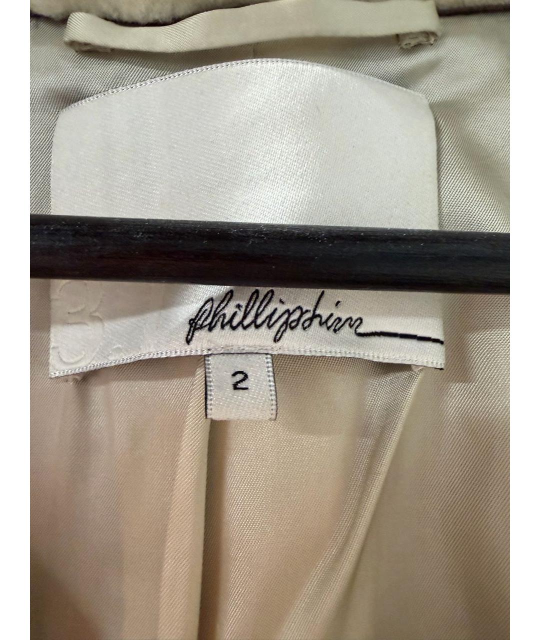 3.1 PHILLIP LIM Белое шерстяное пальто, фото 3