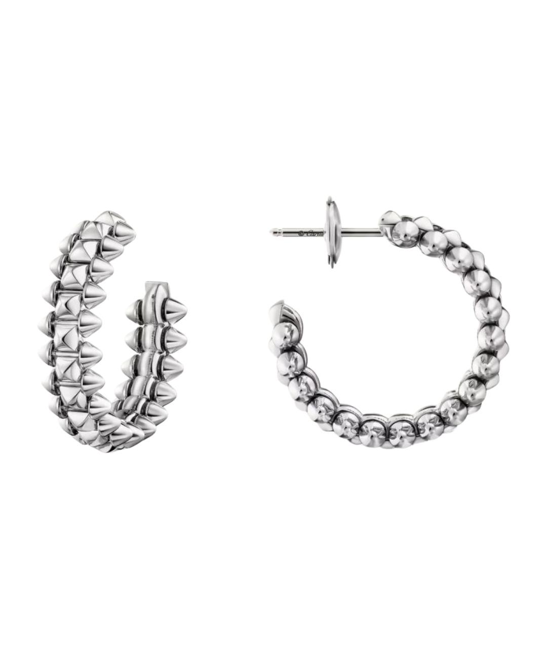 CARTIER Серебряные серьги из белого золота, фото 1