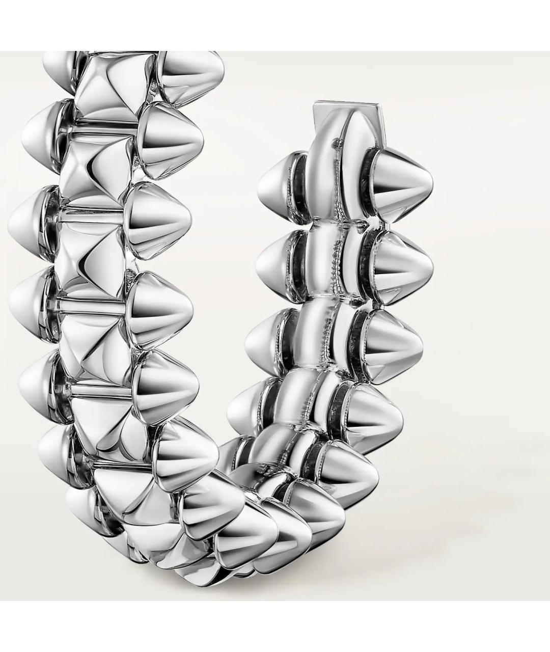 CARTIER Серебряные серьги из белого золота, фото 3