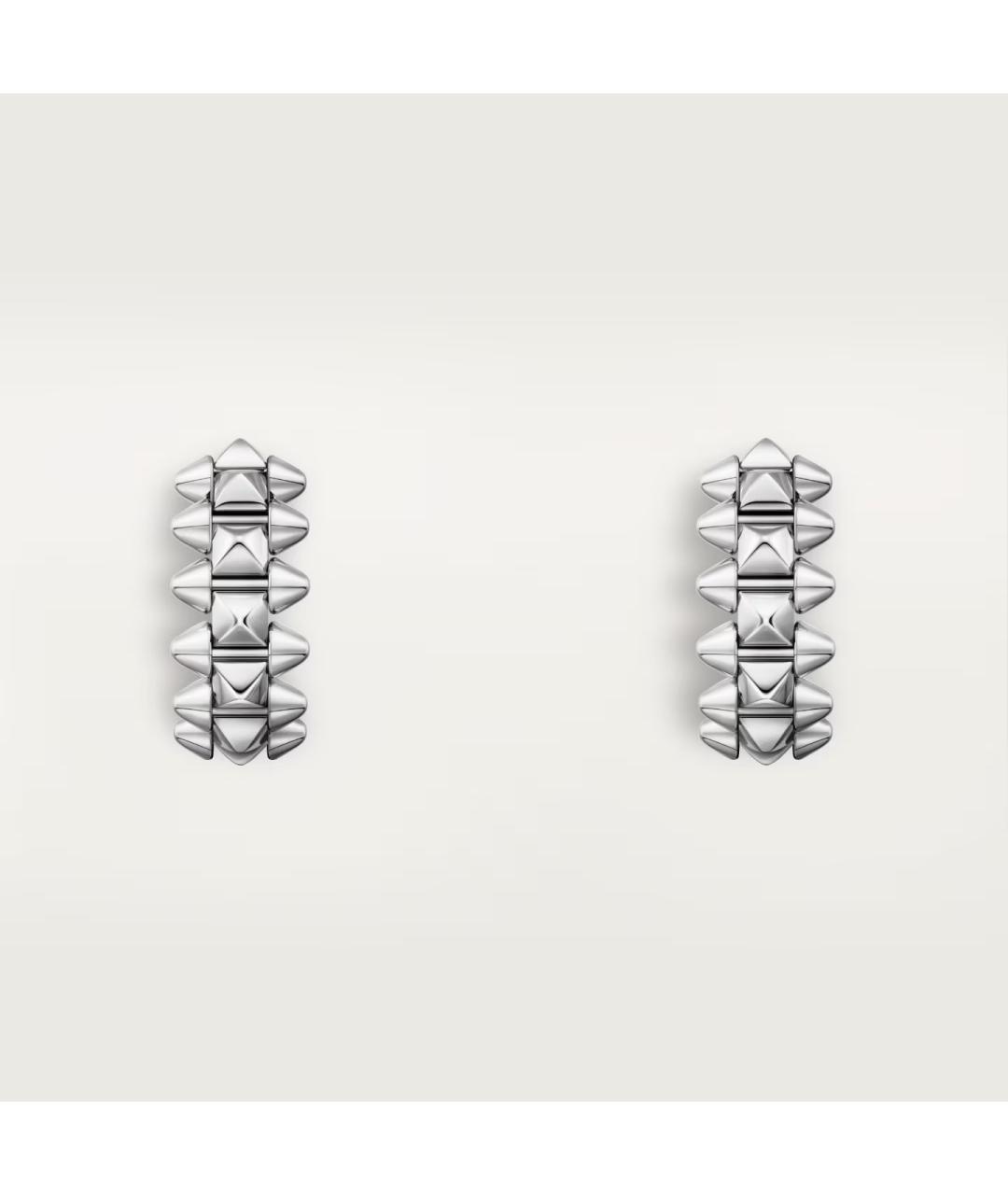 CARTIER Серебряные серьги из белого золота, фото 5