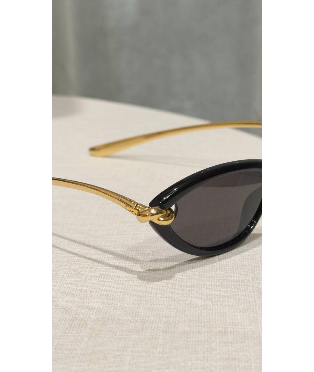 BOTTEGA VENETA Золотые солнцезащитные очки, фото 3