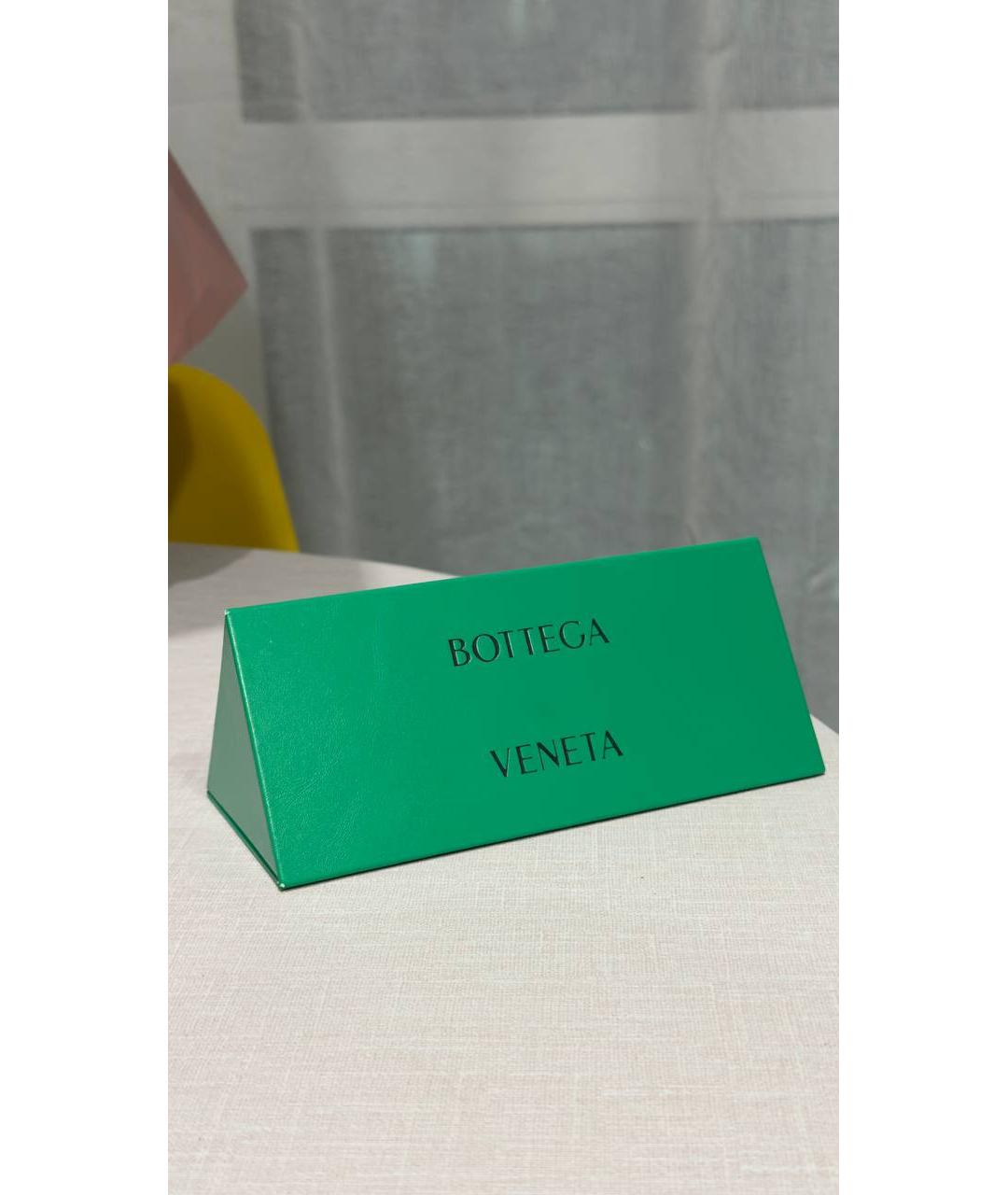 BOTTEGA VENETA Золотые солнцезащитные очки, фото 4
