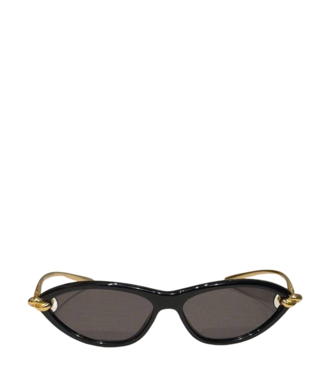 BOTTEGA VENETA Золотые солнцезащитные очки, фото 1