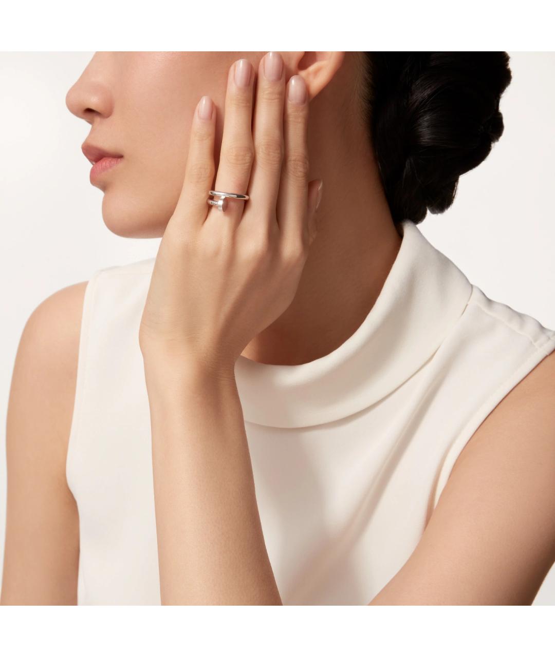 CARTIER Серебряное кольцо из белого золота, фото 4