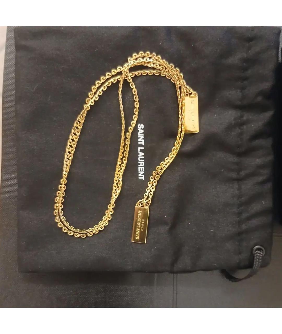 SAINT LAURENT Золотая цепочка, фото 5