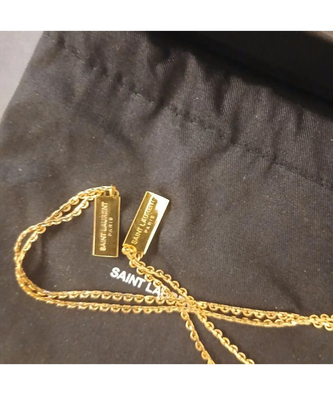 SAINT LAURENT Золотая цепочка, фото 3