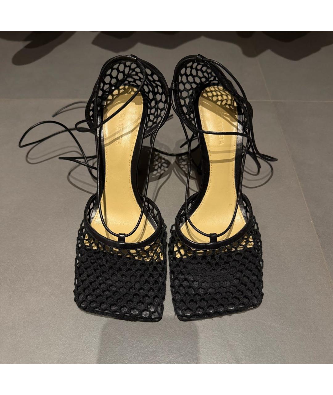BOTTEGA VENETA Черные босоножки, фото 2