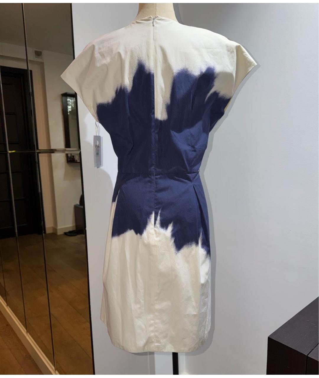 CHRISTIAN DIOR Белое хлопковое повседневное платье, фото 2
