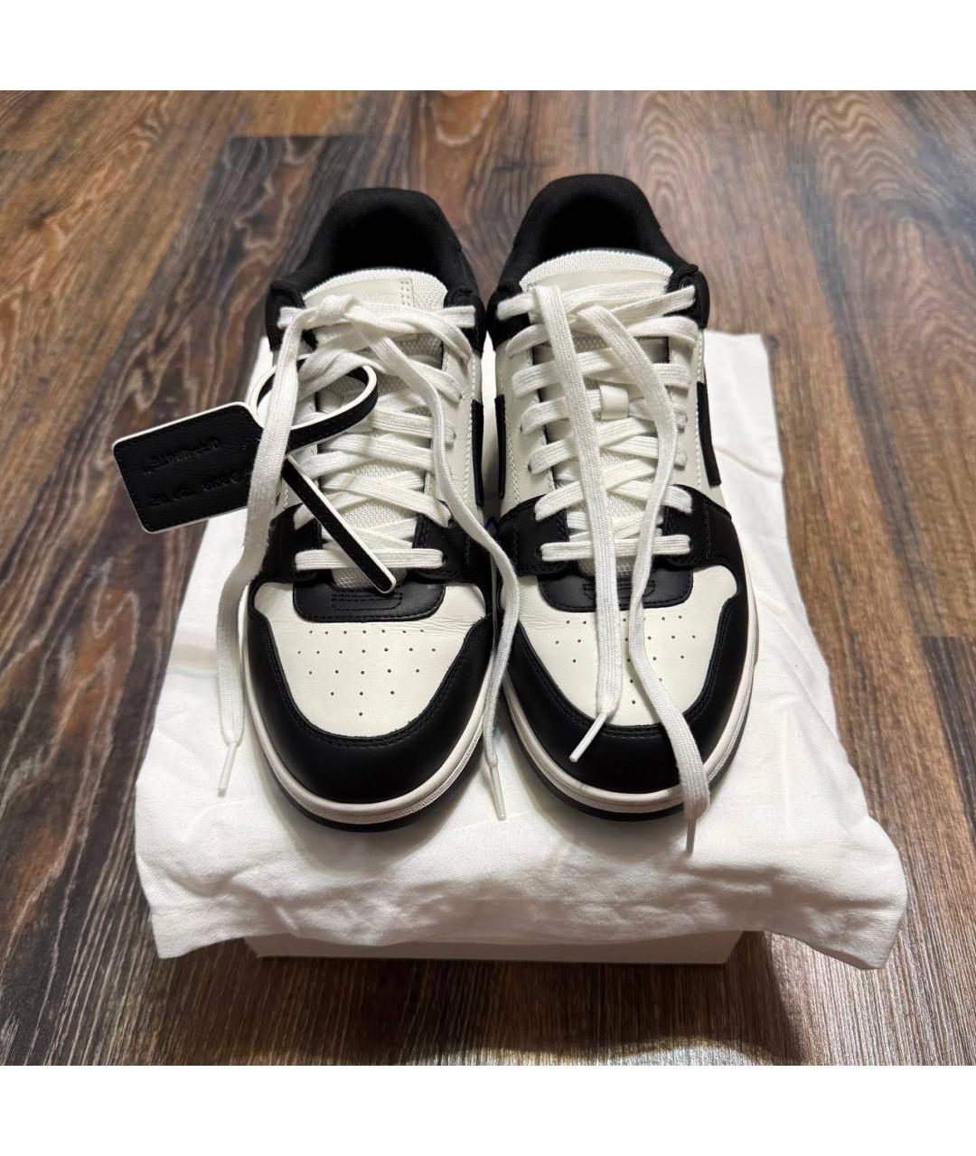 OFF-WHITE Черные низкие кроссовки / кеды, фото 3