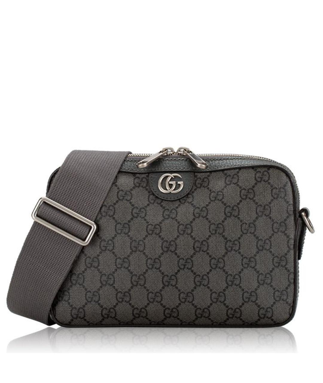GUCCI Серая сумка через плечо, фото 6