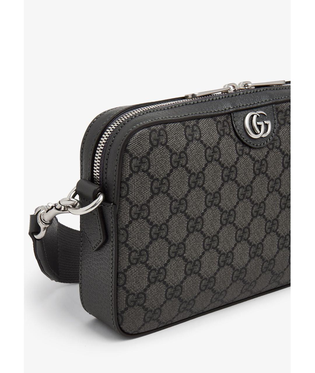 GUCCI Серая сумка через плечо, фото 4