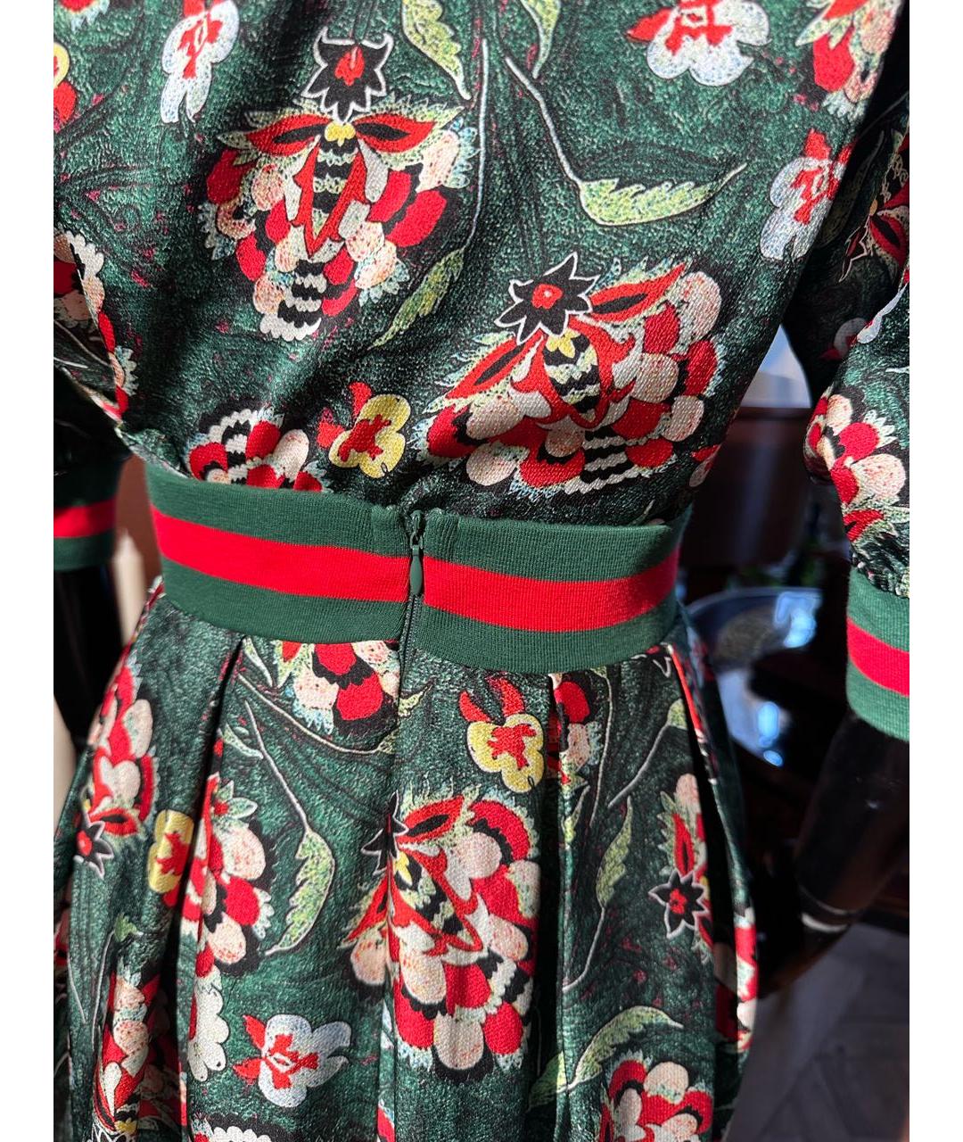 GUCCI Красный костюм с юбками, фото 4