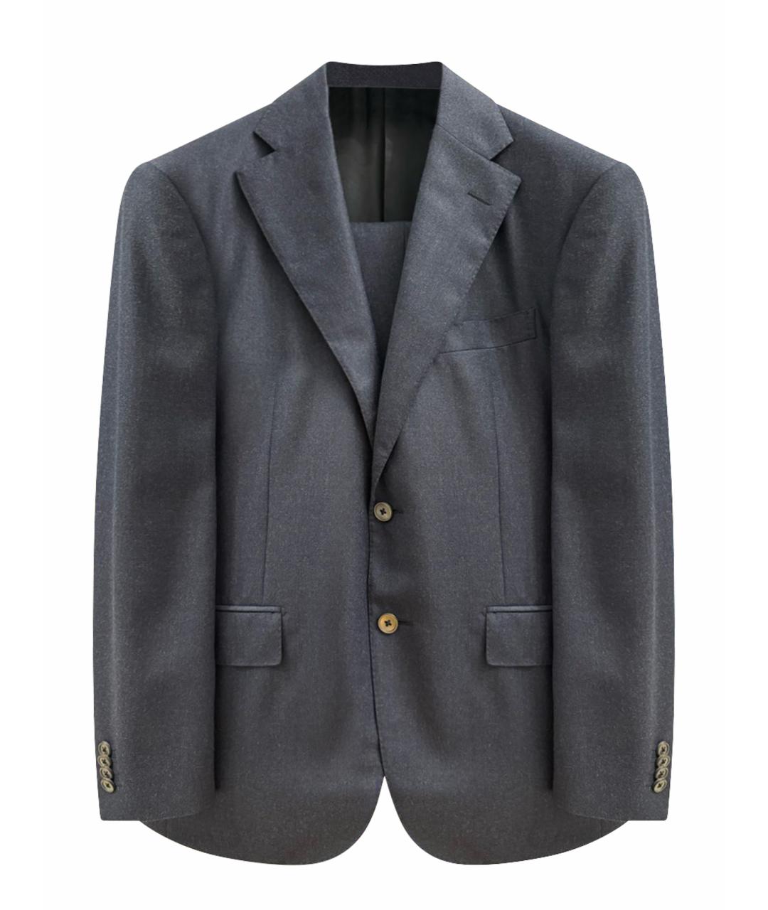 CORNELIANI Темно-синий классический костюм, фото 1