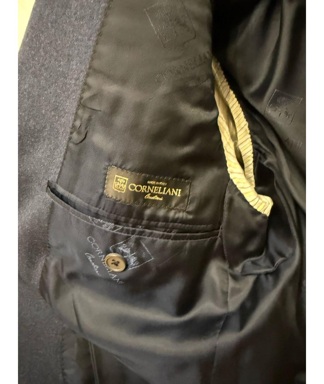 CORNELIANI Темно-синий классический костюм, фото 3