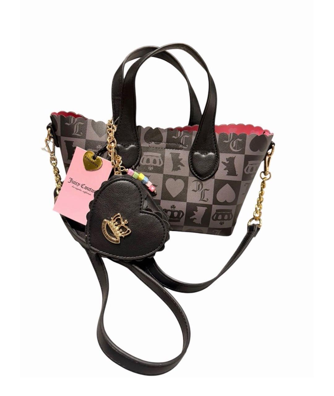 JUICY COUTURE Черная сумка тоут, фото 5