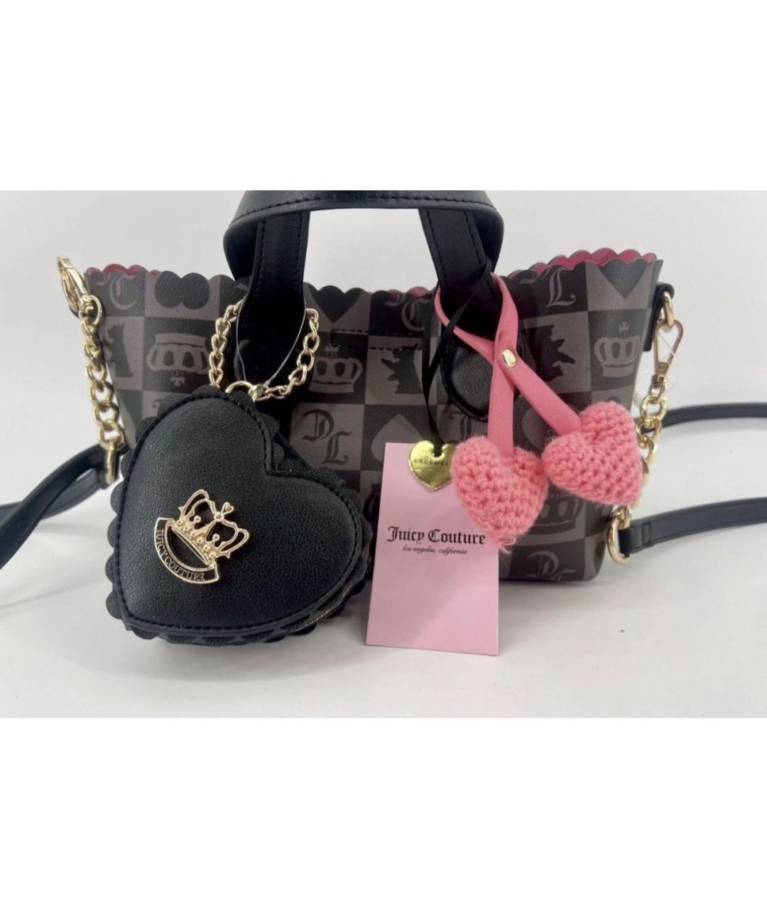 JUICY COUTURE Черная сумка тоут, фото 2
