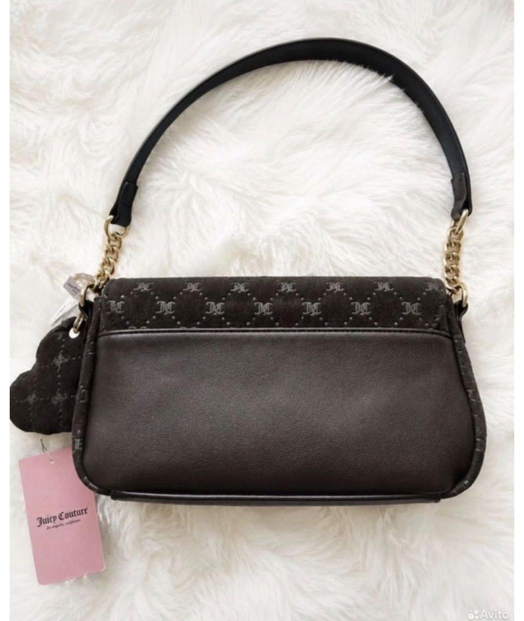 JUICY COUTURE Коричневая сумка с короткими ручками, фото 3
