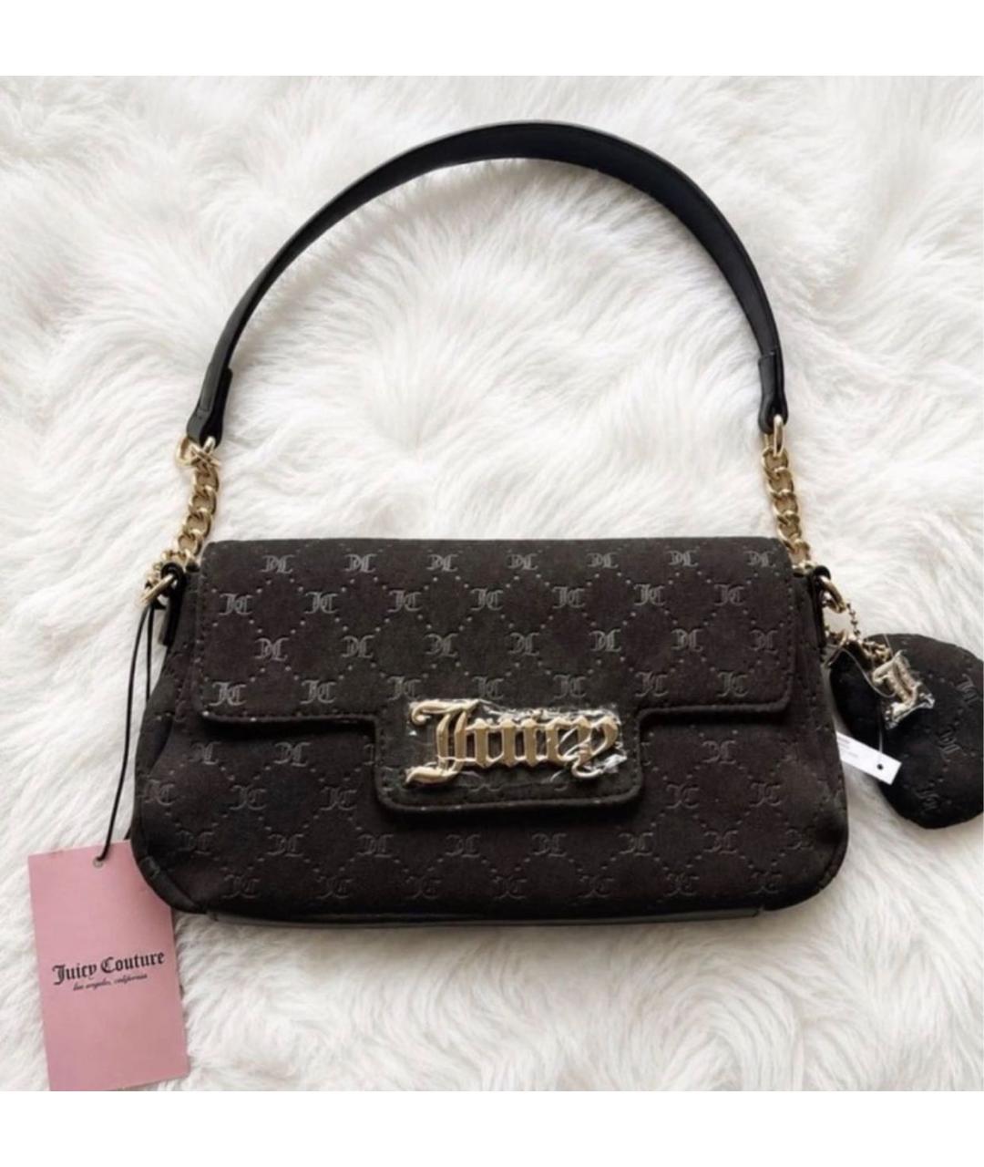 JUICY COUTURE Коричневая сумка с короткими ручками, фото 4