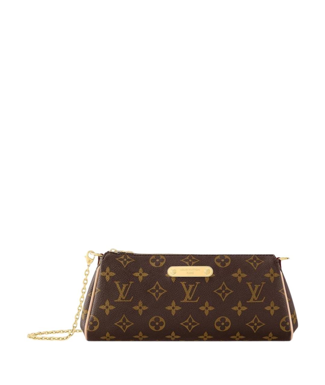 LOUIS VUITTON Коричневая сумка с короткими ручками из канвы, фото 1