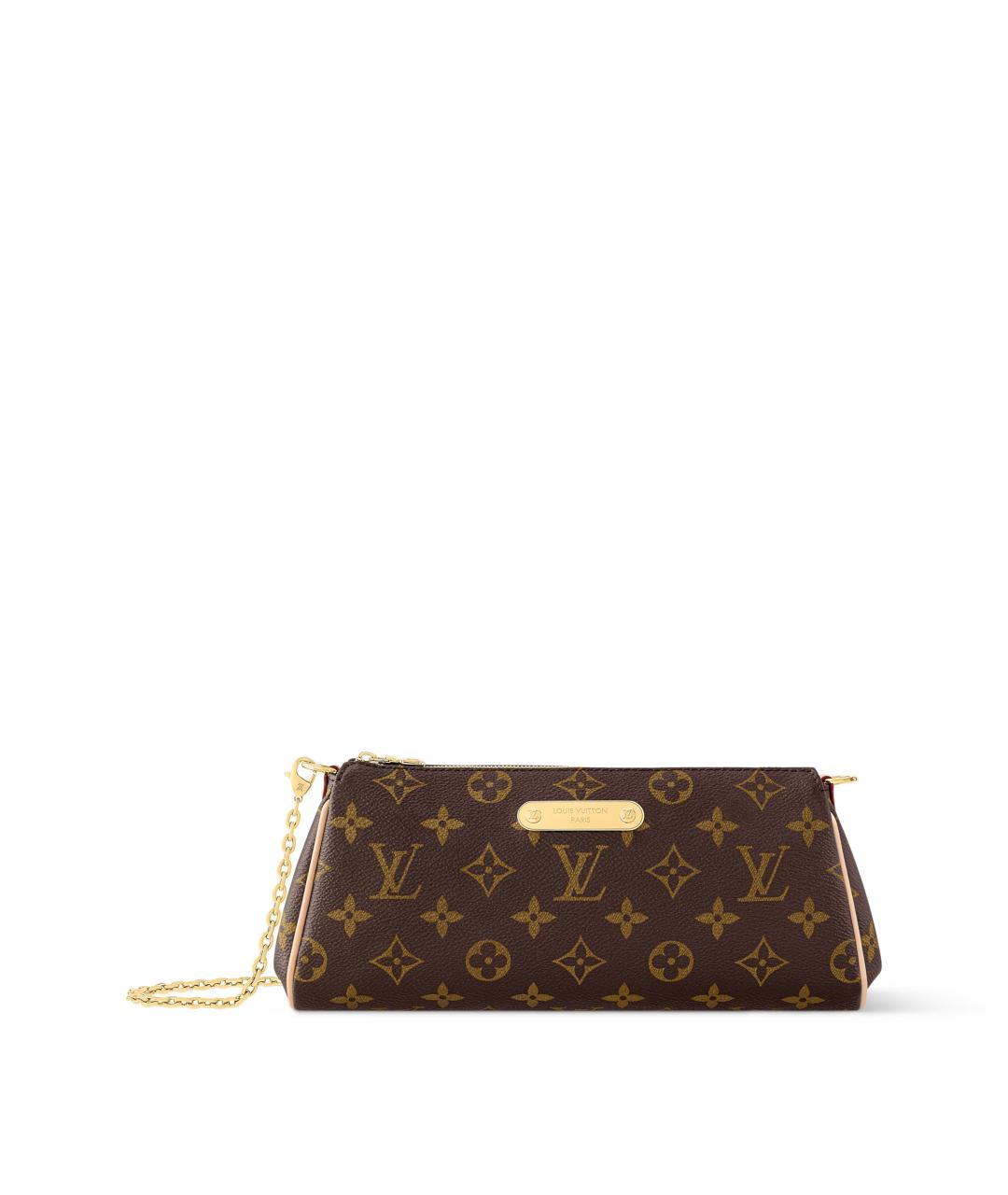 LOUIS VUITTON Коричневая сумка с короткими ручками из канвы, фото 5
