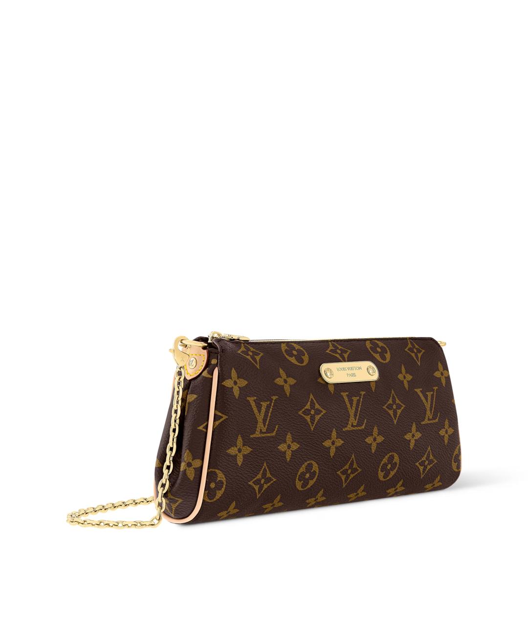 LOUIS VUITTON Коричневая сумка с короткими ручками из канвы, фото 2