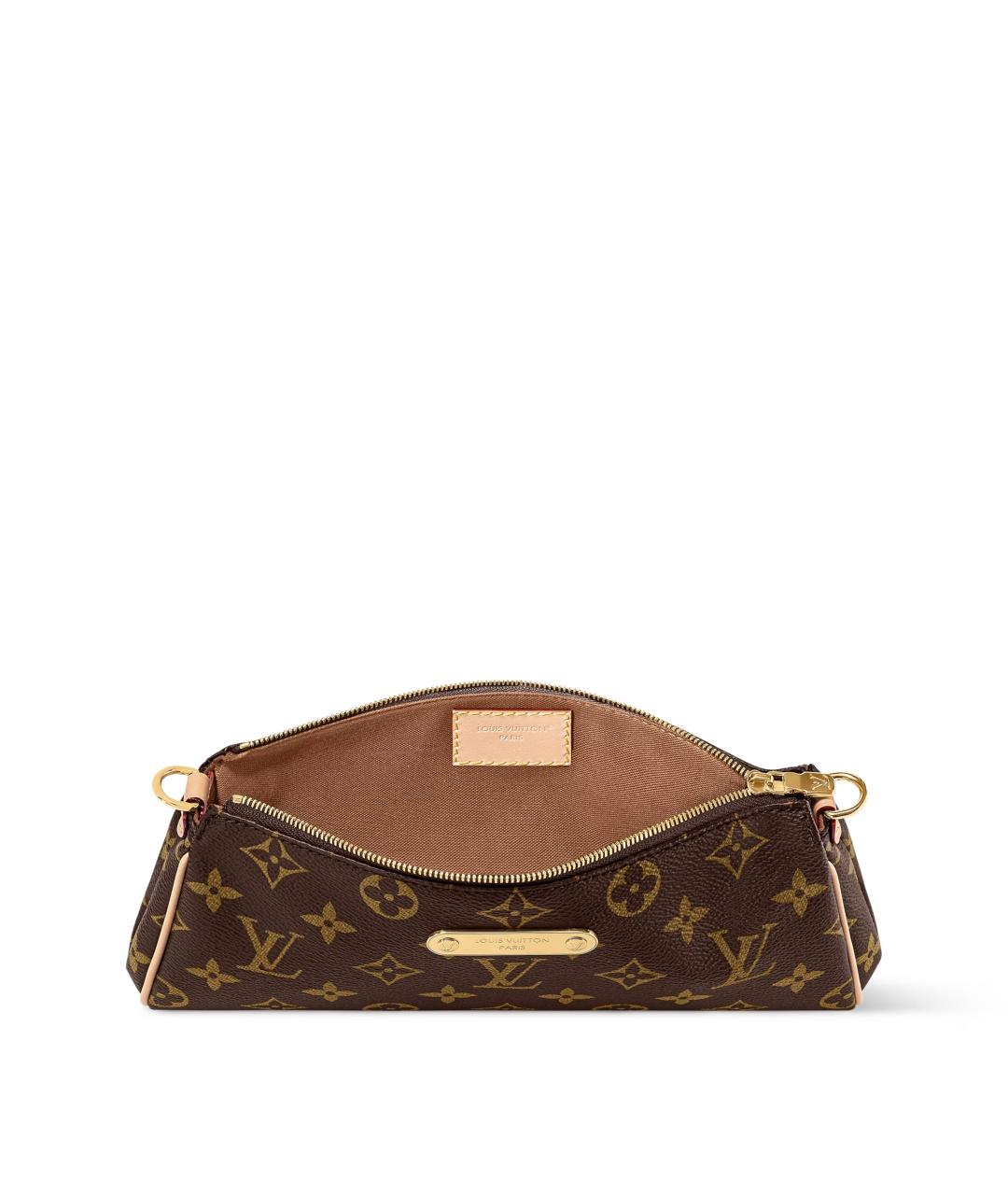 LOUIS VUITTON Коричневая сумка с короткими ручками из канвы, фото 4