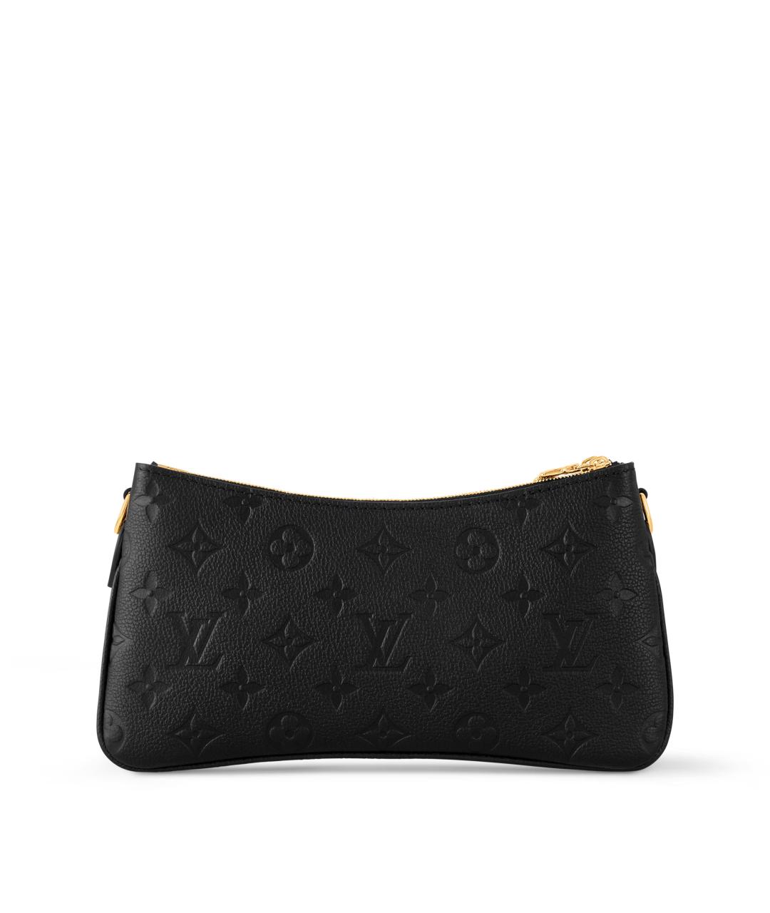 LOUIS VUITTON Черная сумка с короткими ручками из канвы, фото 3