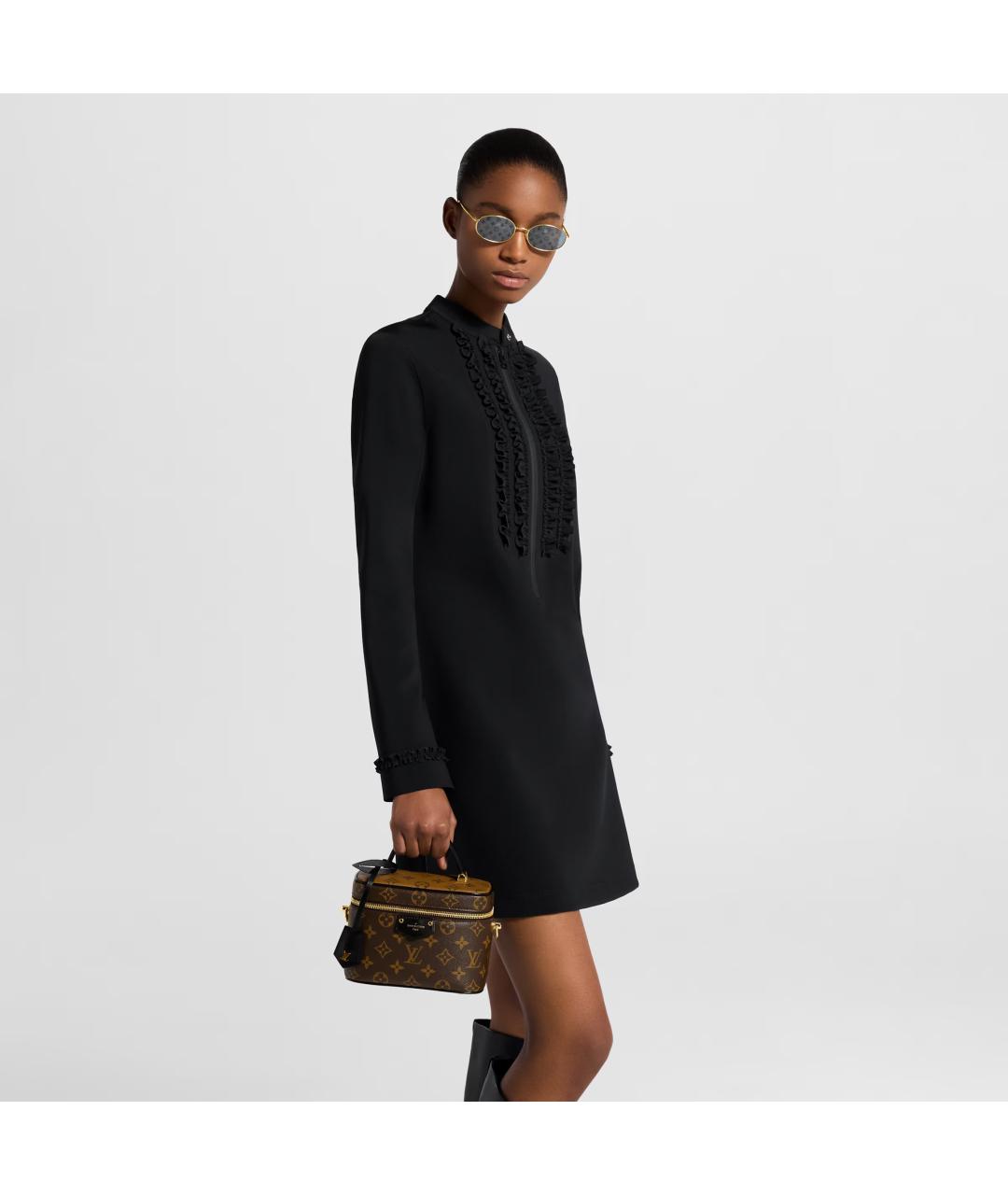 LOUIS VUITTON Коричневая сумка с короткими ручками из канвы, фото 4