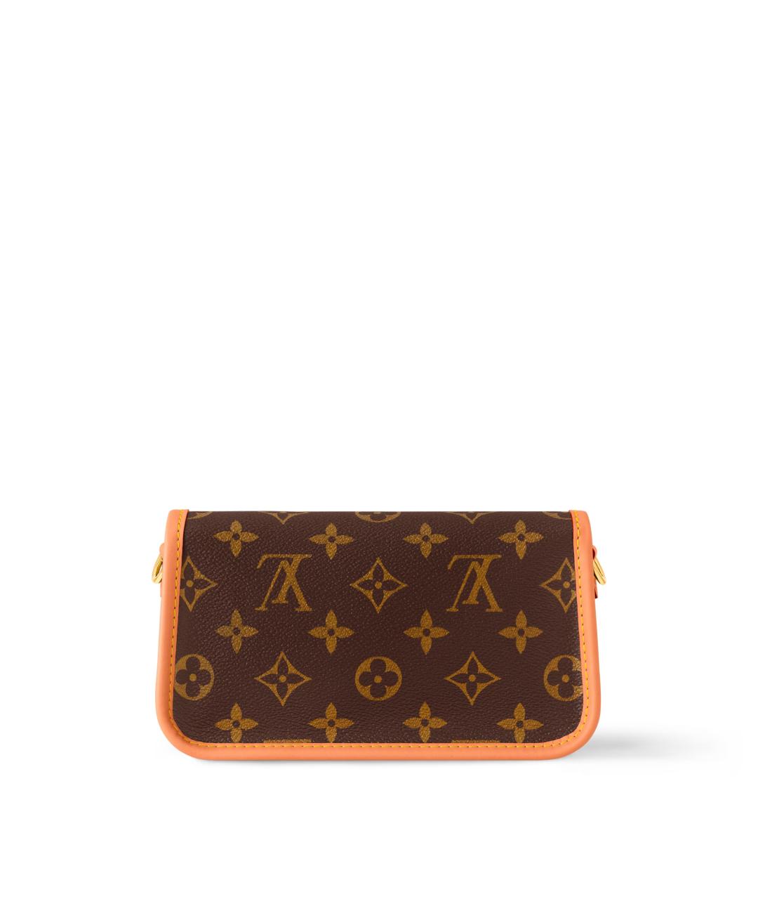 LOUIS VUITTON Коричневая сумка с короткими ручками из канвы, фото 3