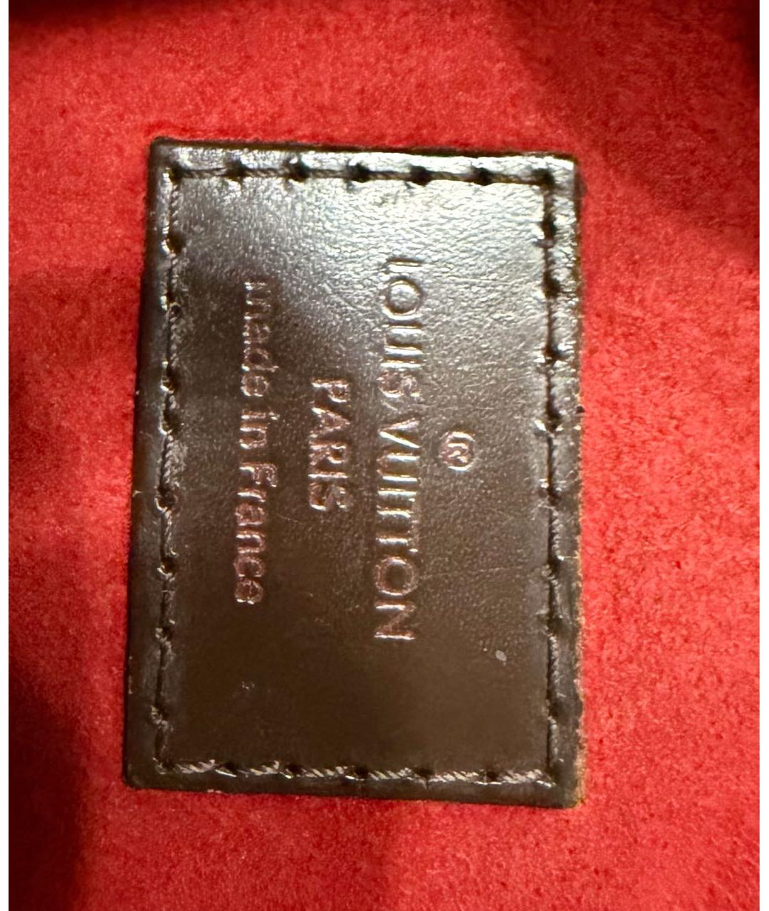 LOUIS VUITTON Коричневая сумка тоут из канвы, фото 4