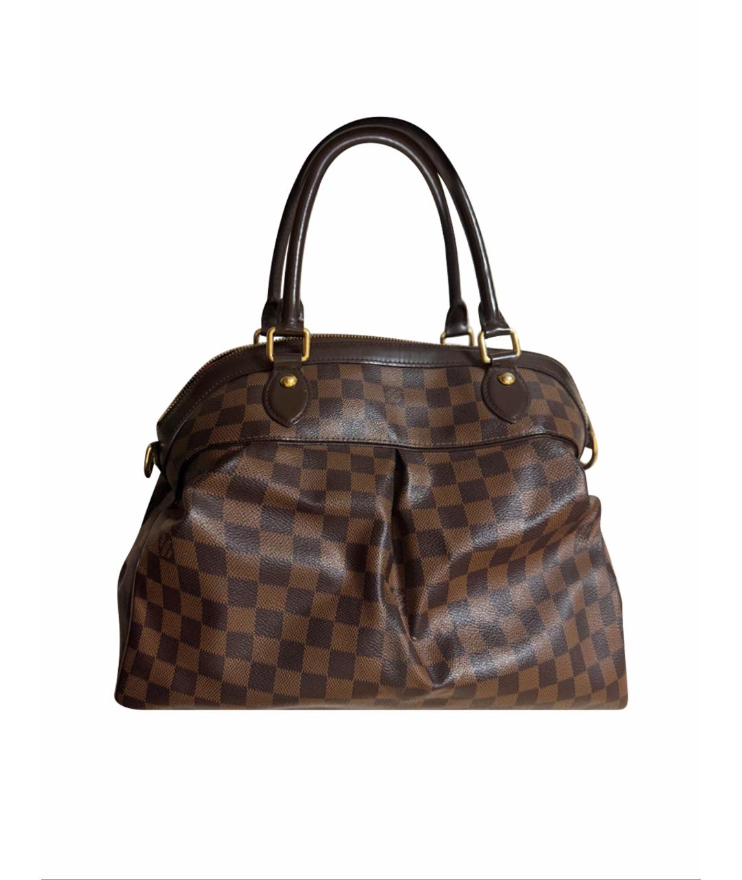 LOUIS VUITTON Коричневая сумка тоут из канвы, фото 1