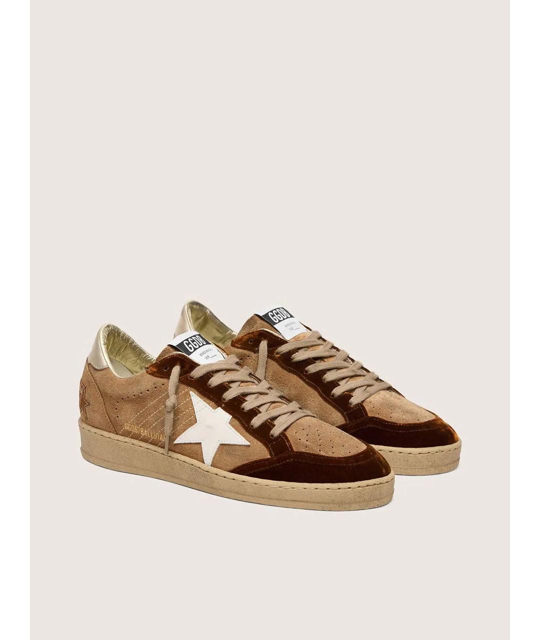 GOLDEN GOOSE Мульти замшевые кеды, фото 2