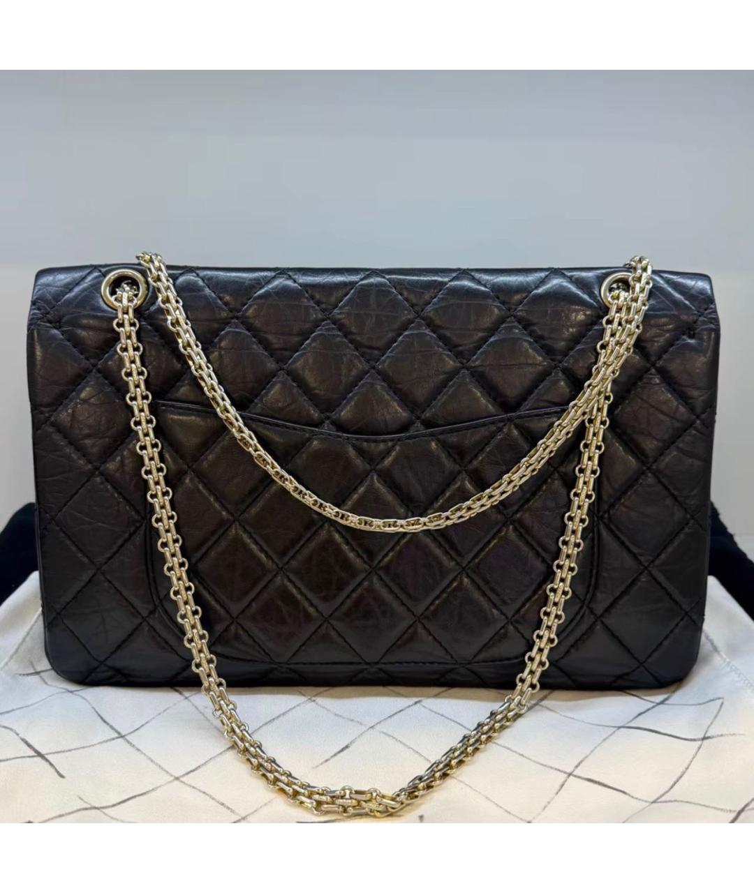 CHANEL Черная кожаная сумка через плечо, фото 3