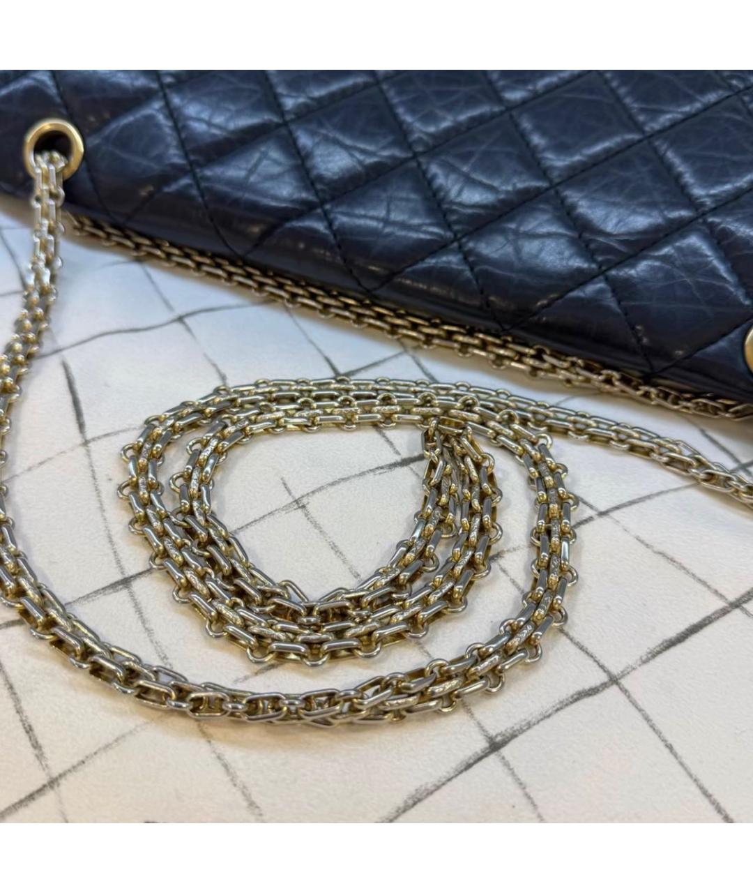 CHANEL Черная кожаная сумка через плечо, фото 6