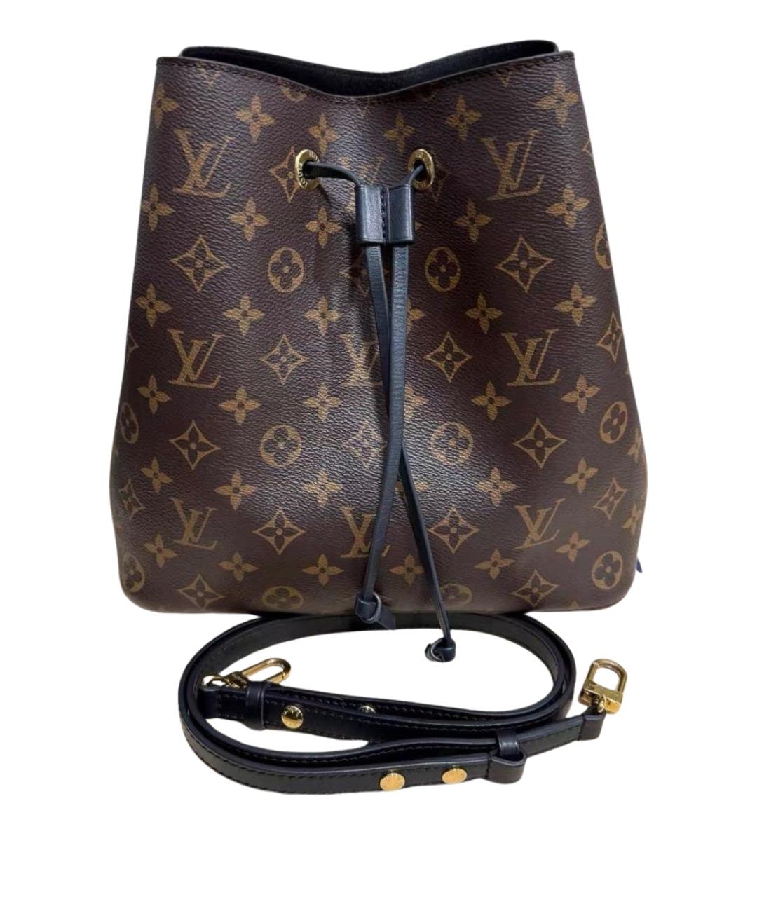 LOUIS VUITTON Черная сумка тоут из канвы, фото 1
